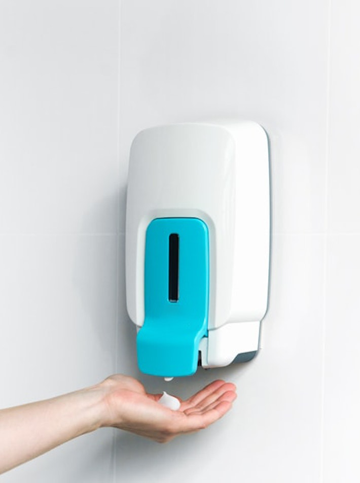 manual 1000 ml dispenser hand