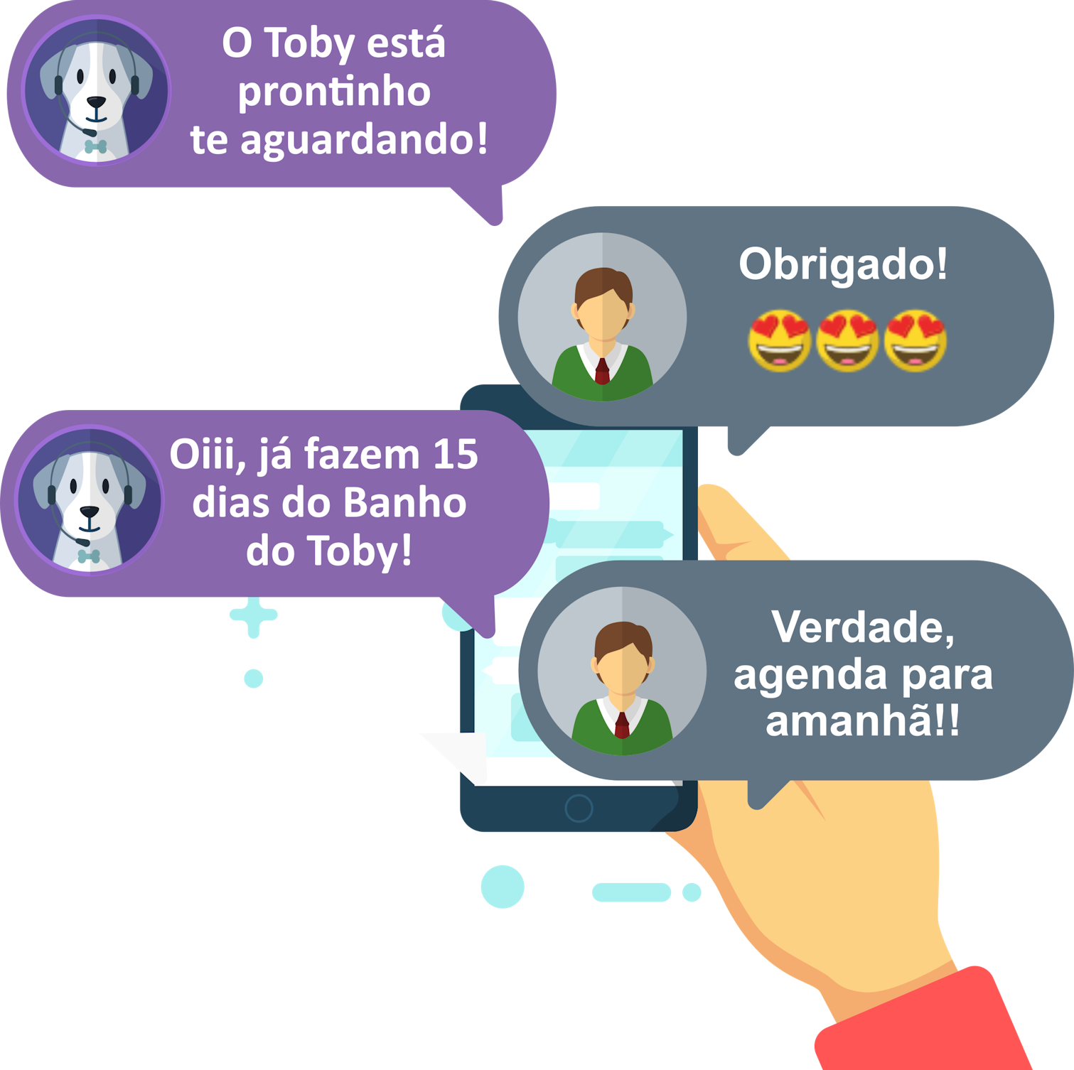 Cover Image for 5 benefícios de possuir um chatbot integrado ao sistema de gestão de clientes no segmento pet