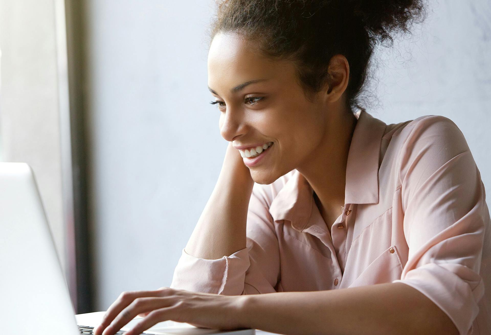 Woman on a Laptop