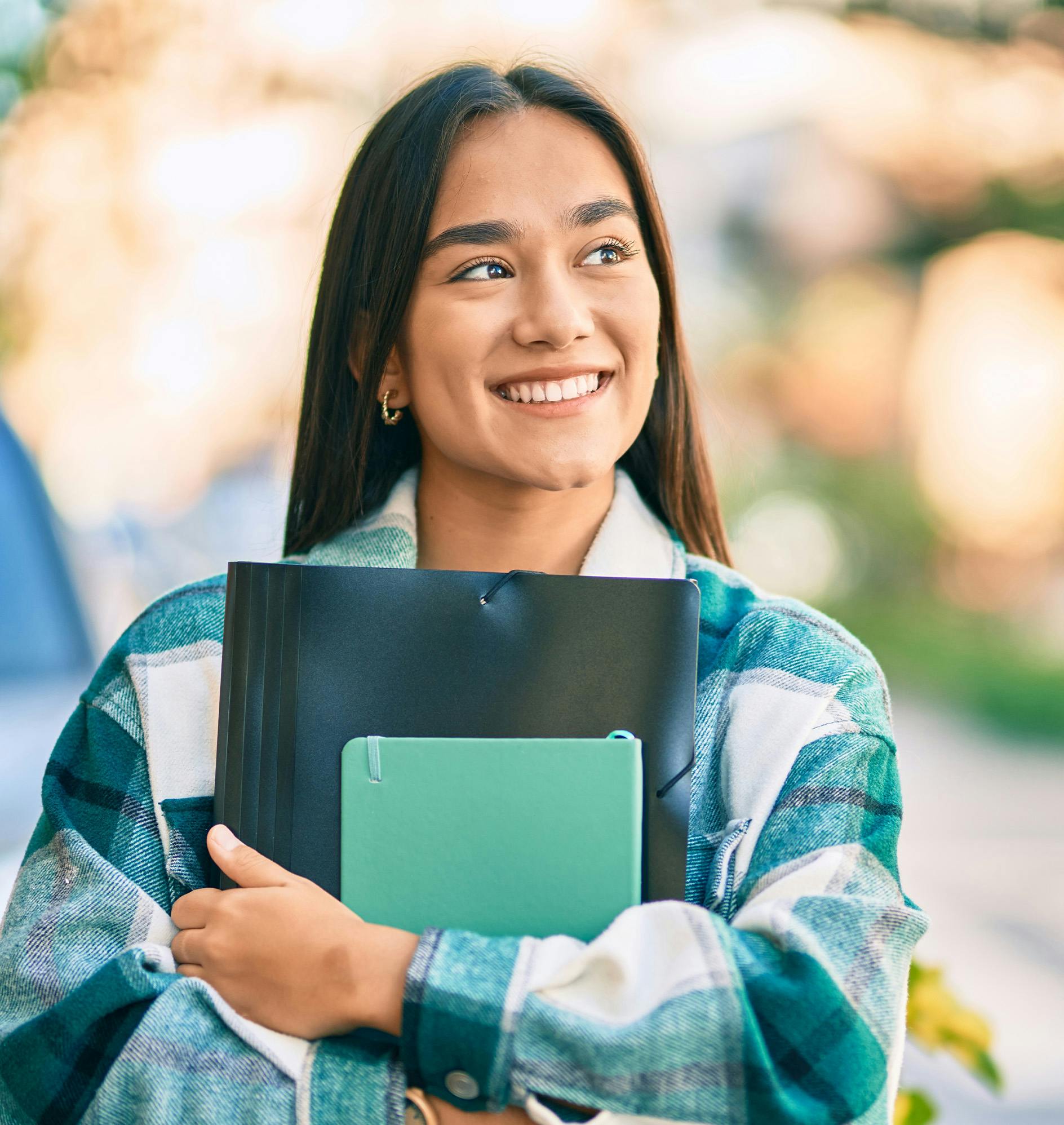 College Student Smiling