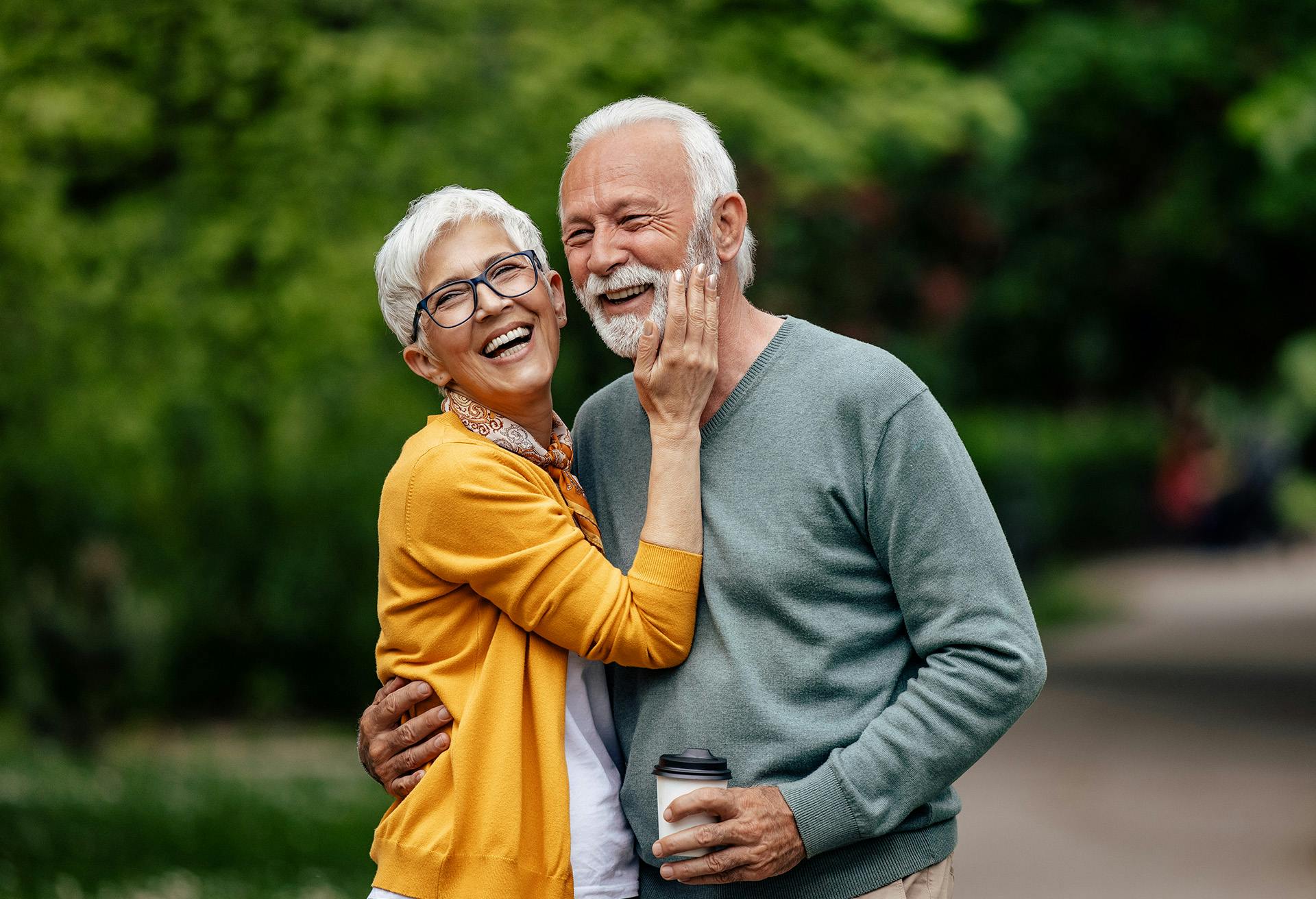 Older Couple Smiling