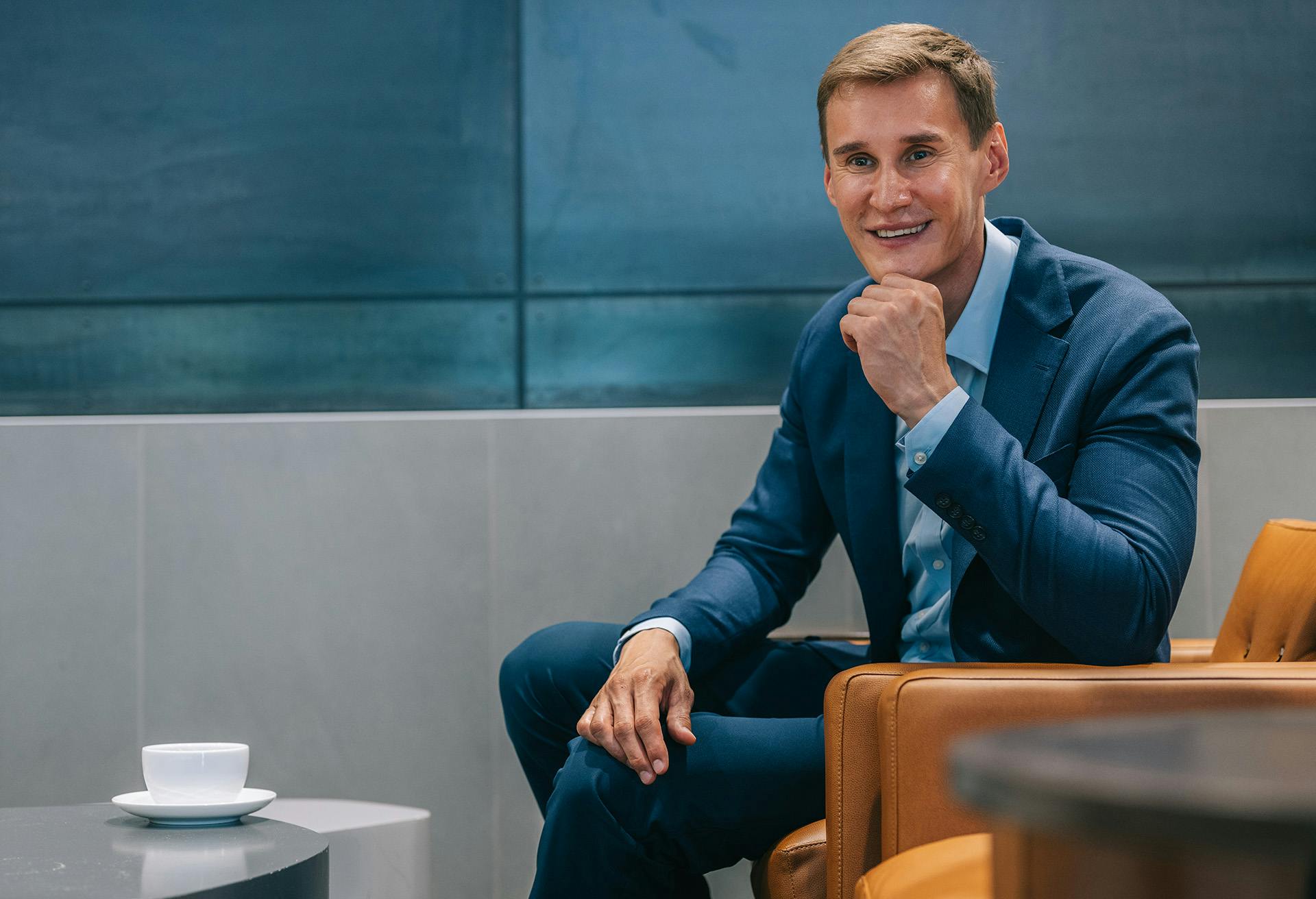 Dr. Markelov in his office