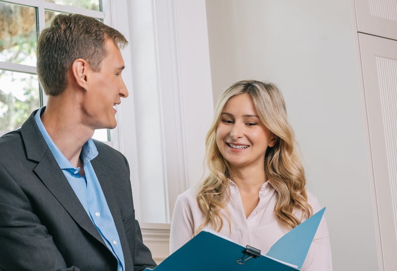 Dr. Markelov with a patient in his office.