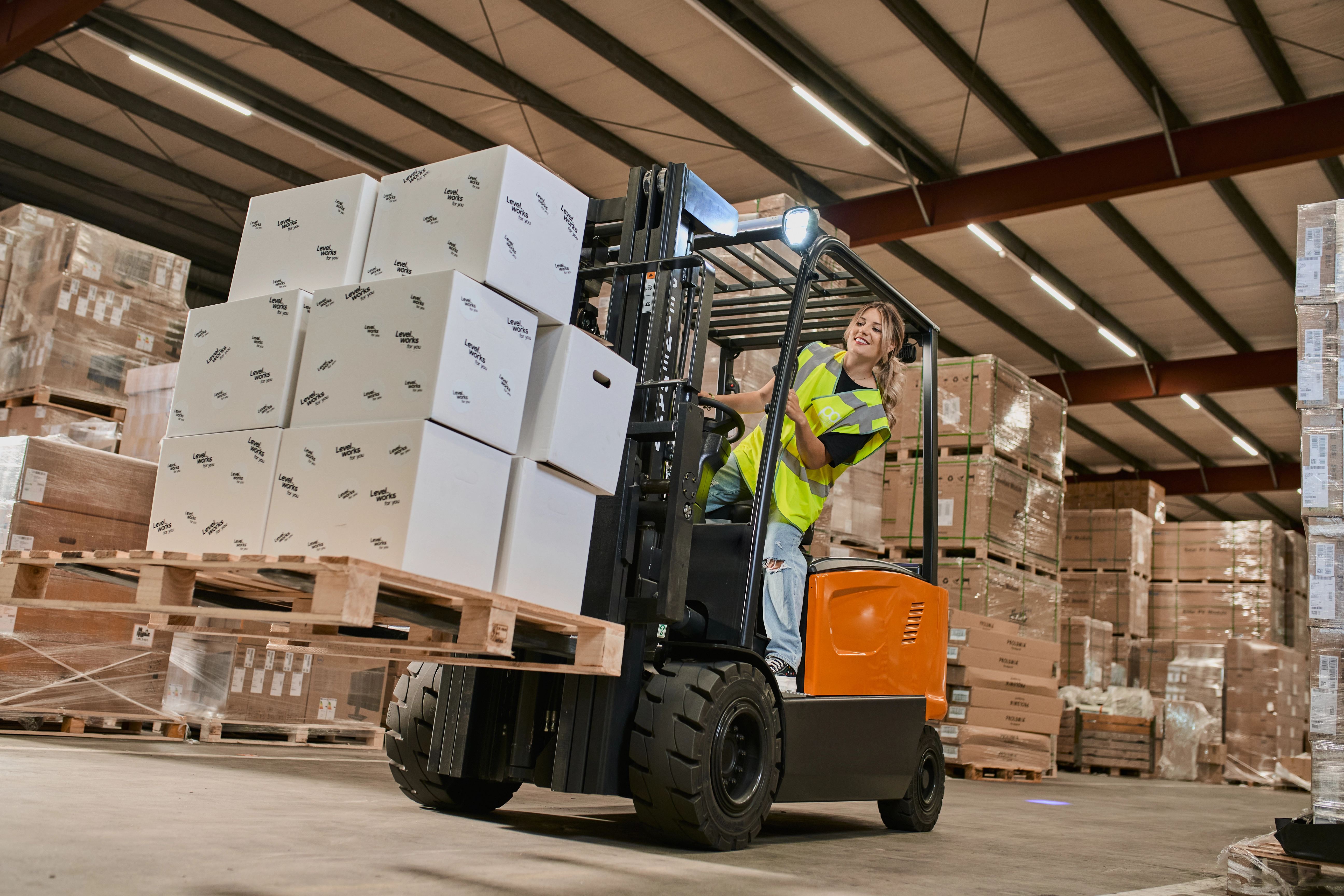 Aan de slag in het magazijn