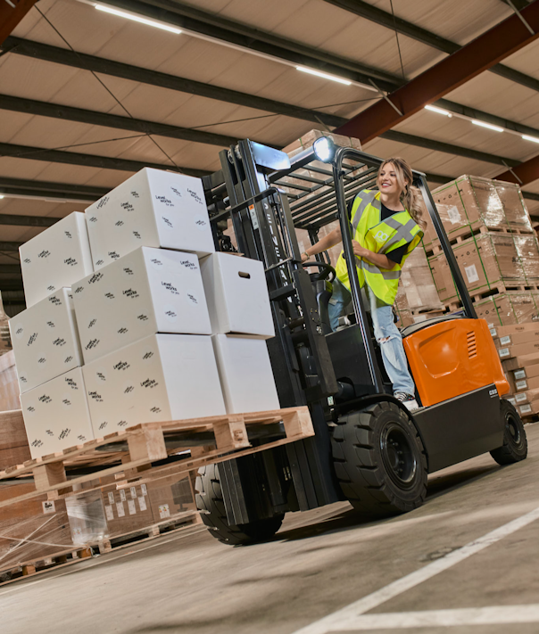 freelancer op heftruck