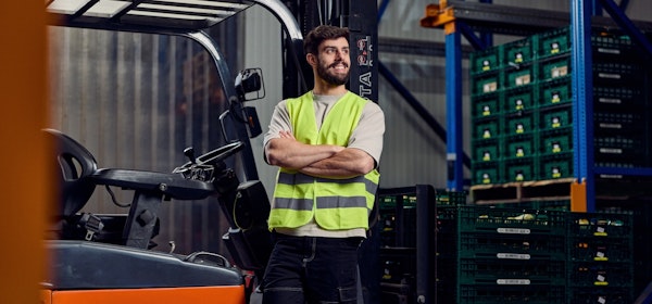 Heftruckchauffeur voor heftruck