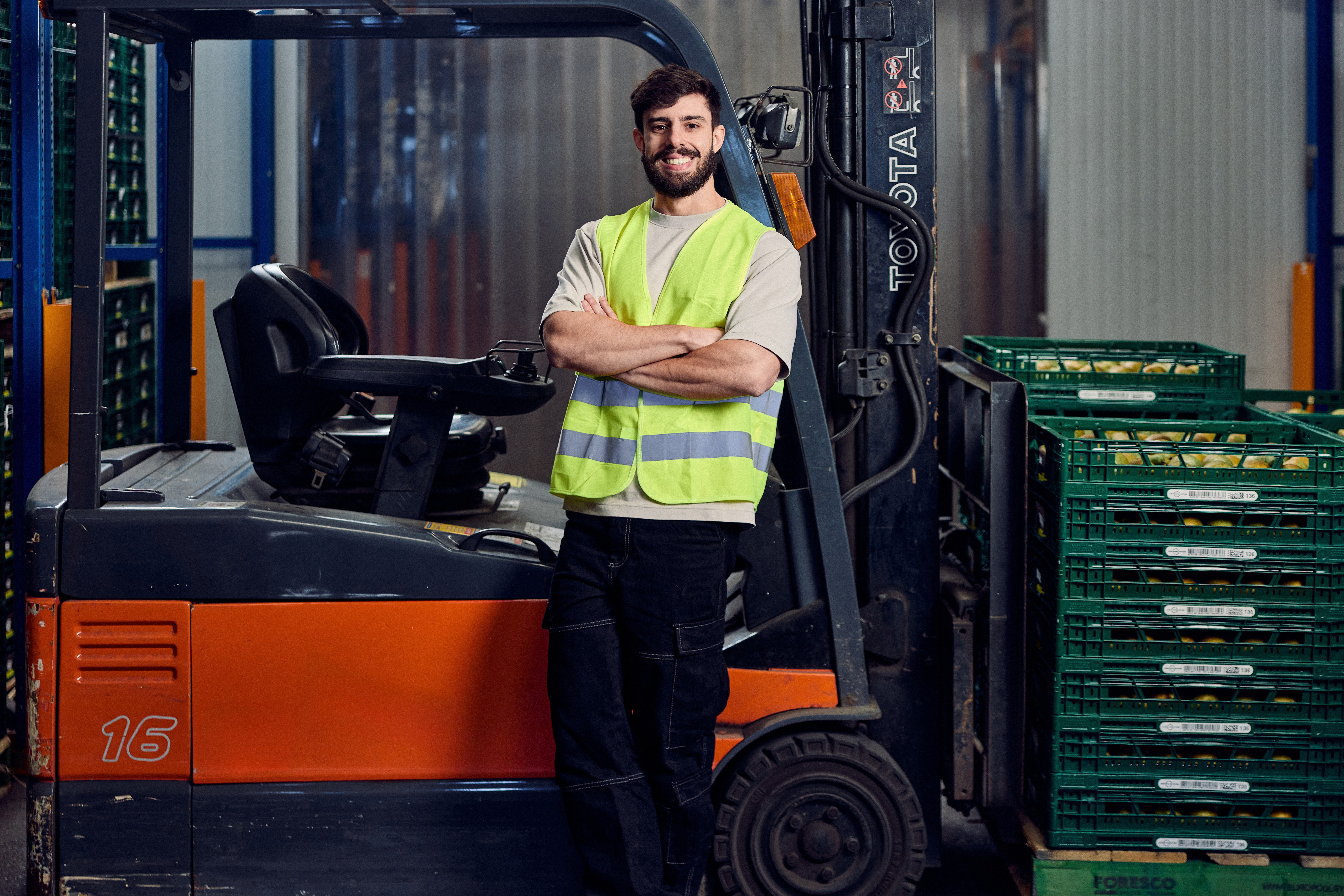 Logistiekmedewerker voor heftruck