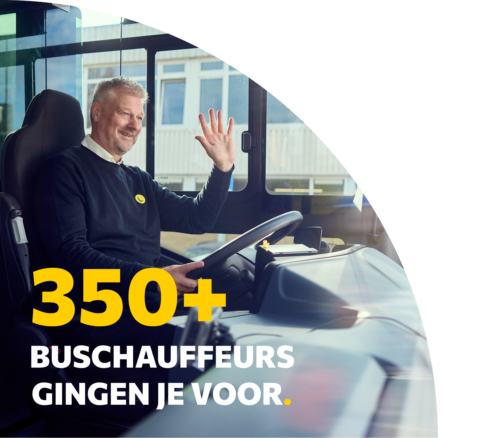 Buschauffeur die zwijt