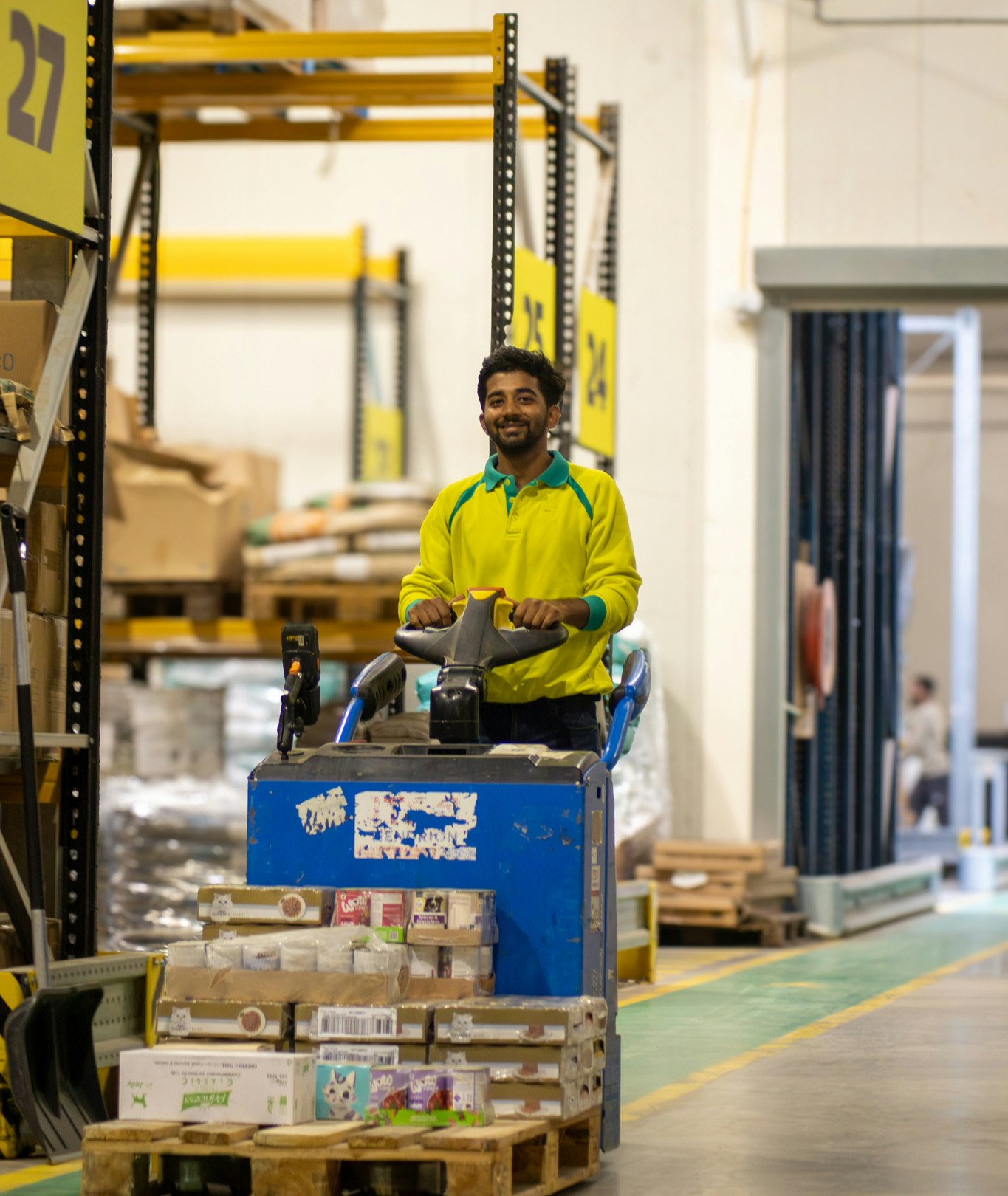 Jongen aan het werk met EPT