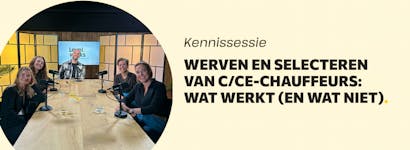 Banner van de kennissessie