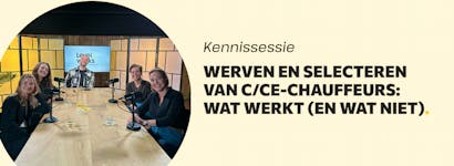Banner van de kennissessie