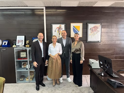 Meeting with Ms. Nasiha Pozder, Federal Minister of Environment and Tourism (Federation of Bosnia and Herzegovina) and her advisor Ms. Lejla Arnautović