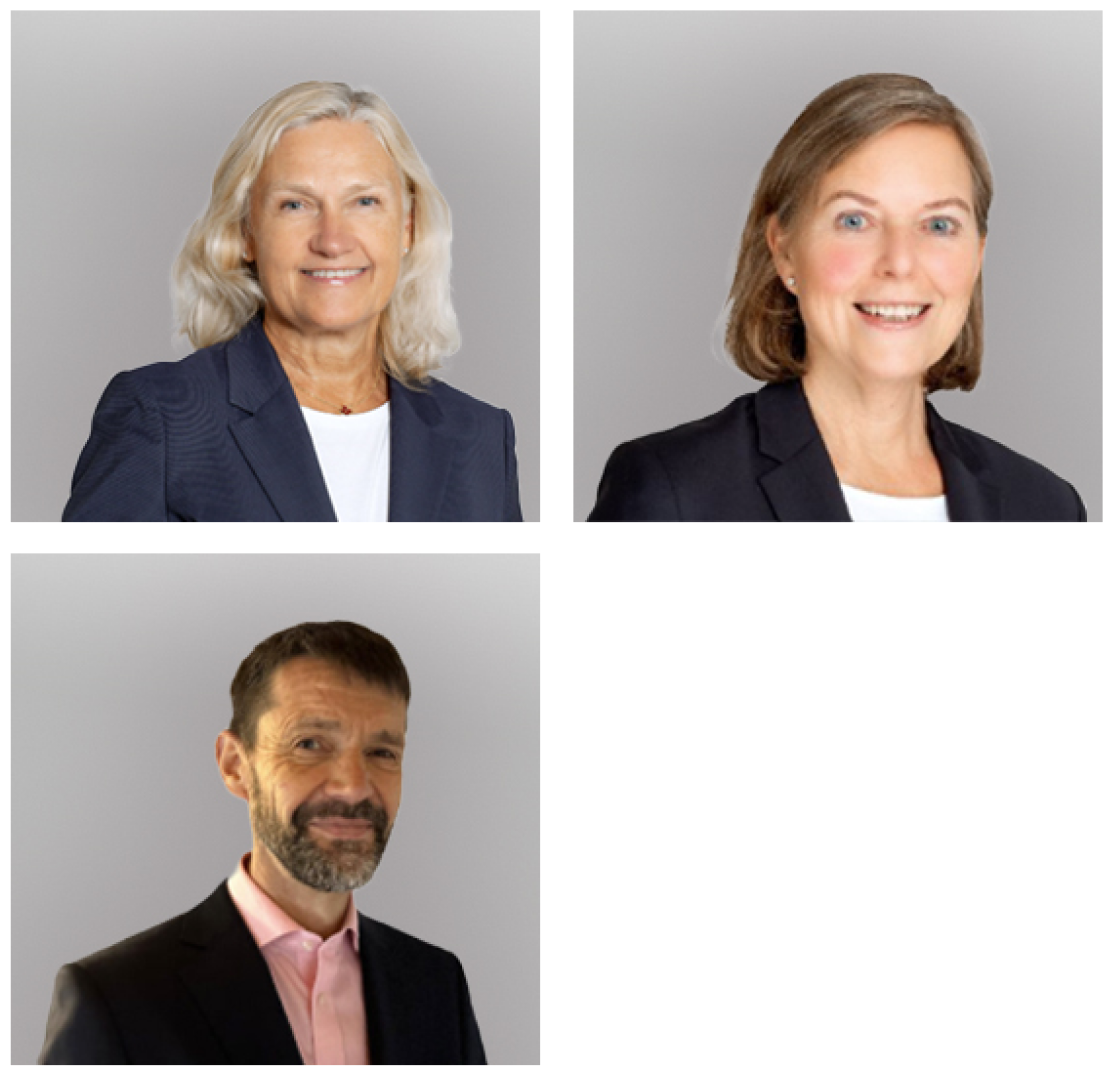 From top left: H.E. Ms. Kristin Melsom, Ambassador of Norway to Serbia, North Macedonia and Montenegro; H.E. Ms. Kathrine Biering, Ambassador of Norway to Bosnia and Herzegovina; Mr. Tim Lardner, UNOPS’ Regional Director for Europe and Central Asia