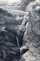 aerial photo of a waterfalls