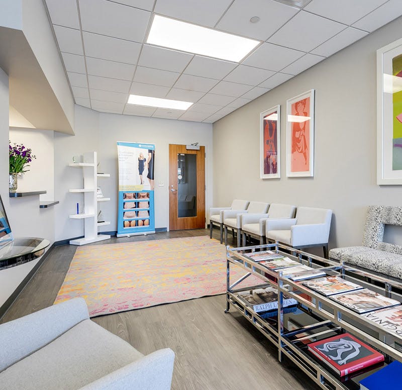 Lobby at the Virginia Institute of Plastic Surgery
