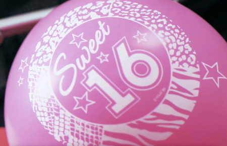 Sweet 16 ballon