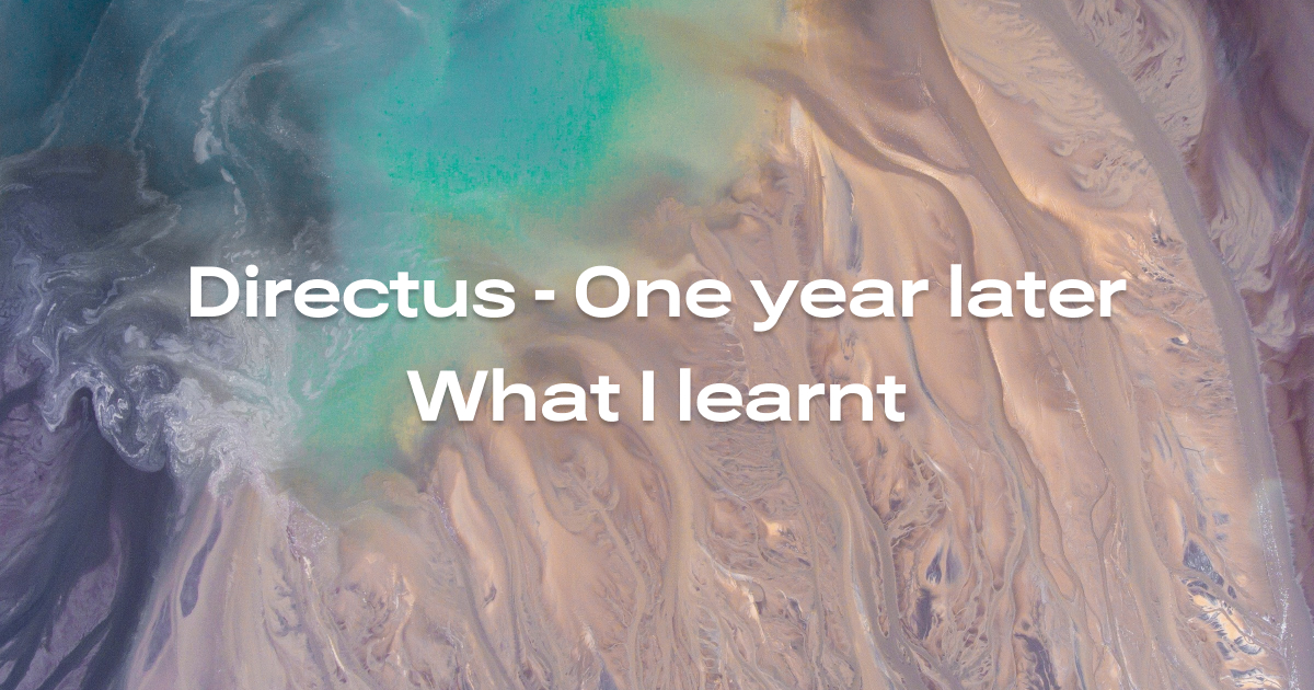 Directus - One year later. What I learnt