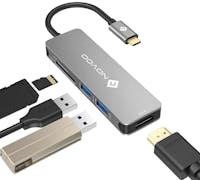 NOVOO USB-C Hub 5 in 1 Aluminium with HDMI 4K Adapter