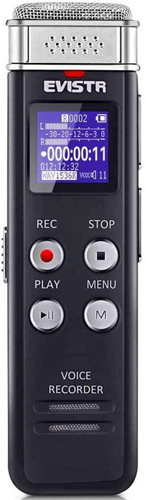 EVISTR 16GB Digital Voice Recorder