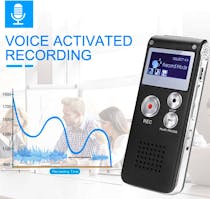 KINOEE 8GB Digital Recorder Voice Activated Recorder