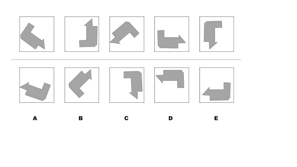 Inductive reasoning test - exapme 3