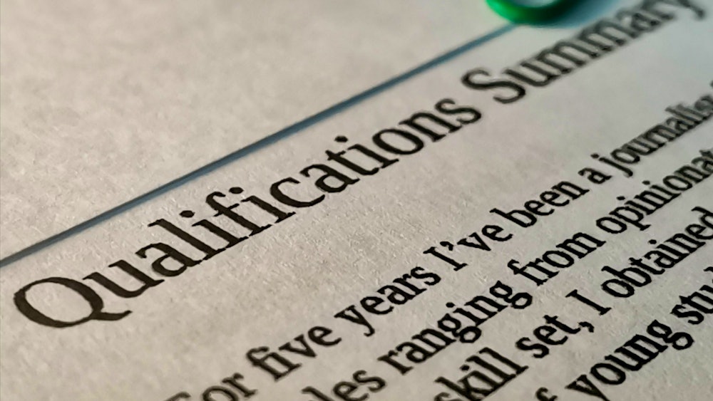 The Role Of The Statement Of Qualifications Section On A Resume
