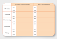 Example of the calendar for in-tray exercise”