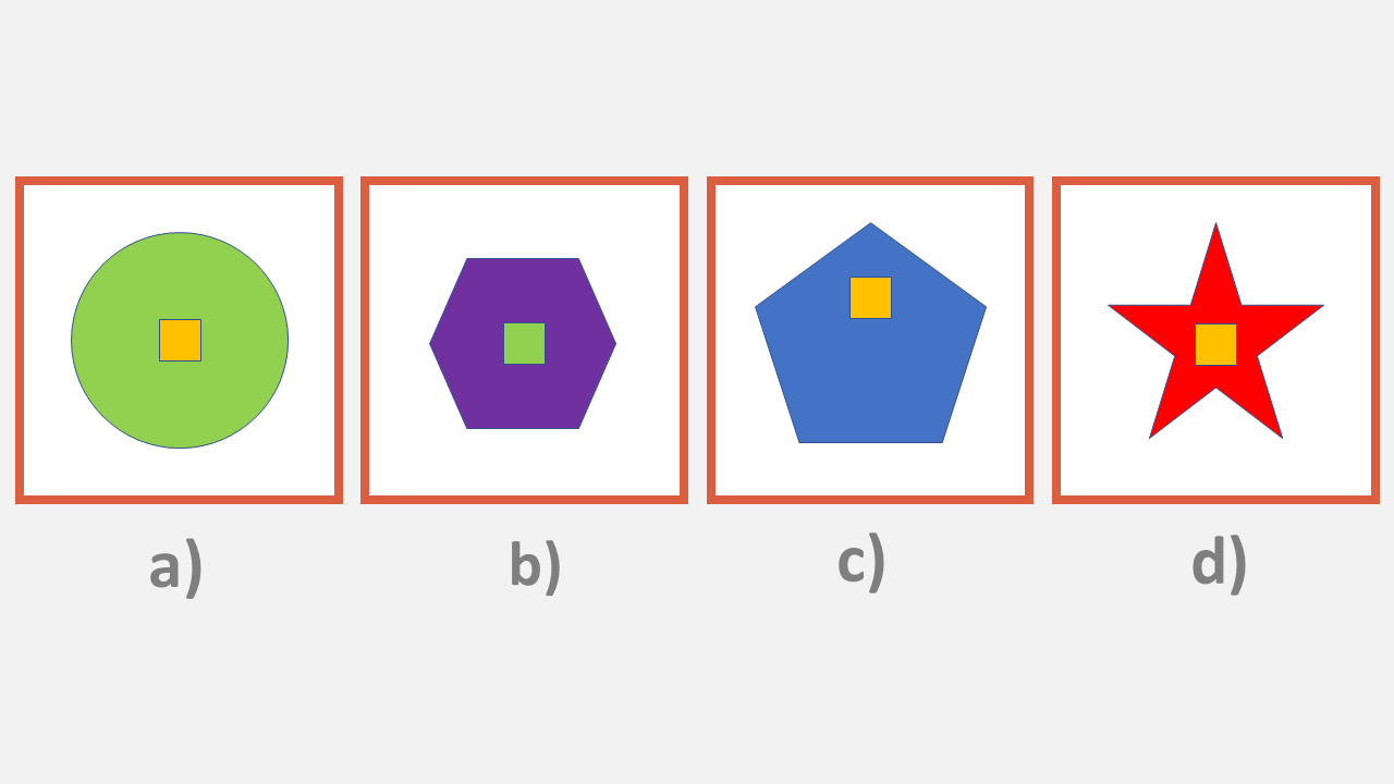 OLSAT level B. Which shape does not belong?