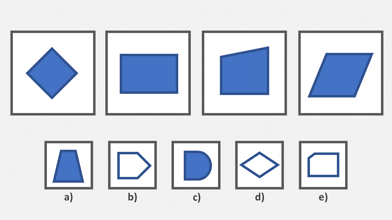 Figure Classification CAT4: Choose the similar shape
