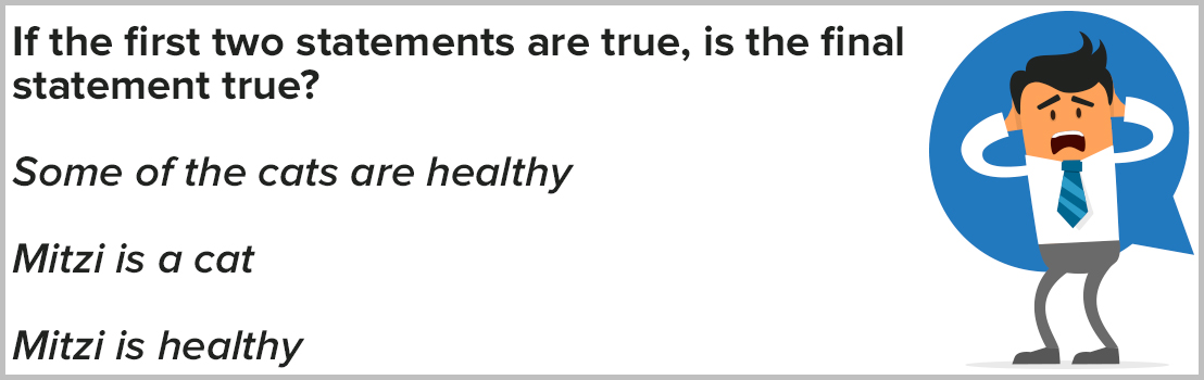 Deductive Reasoning Example Question 3