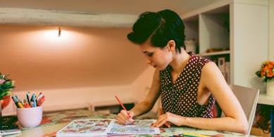 The Best Adult Coloring Books for Workplace Stress Reduction