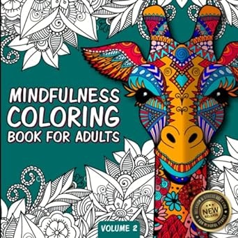 Mindfulness Coloring Book by YOURnotes Whimsical Relaxing Coloring Books