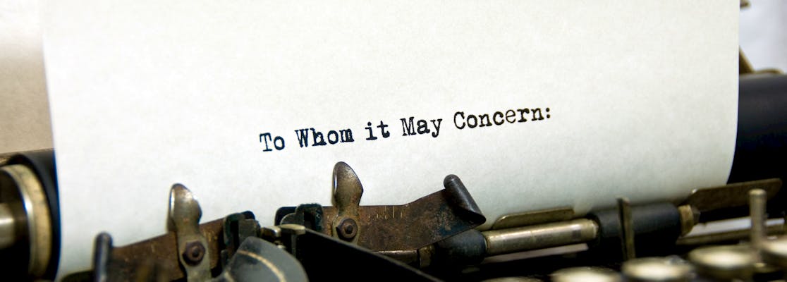 When and How to Use 'To Whom It May Concern'
