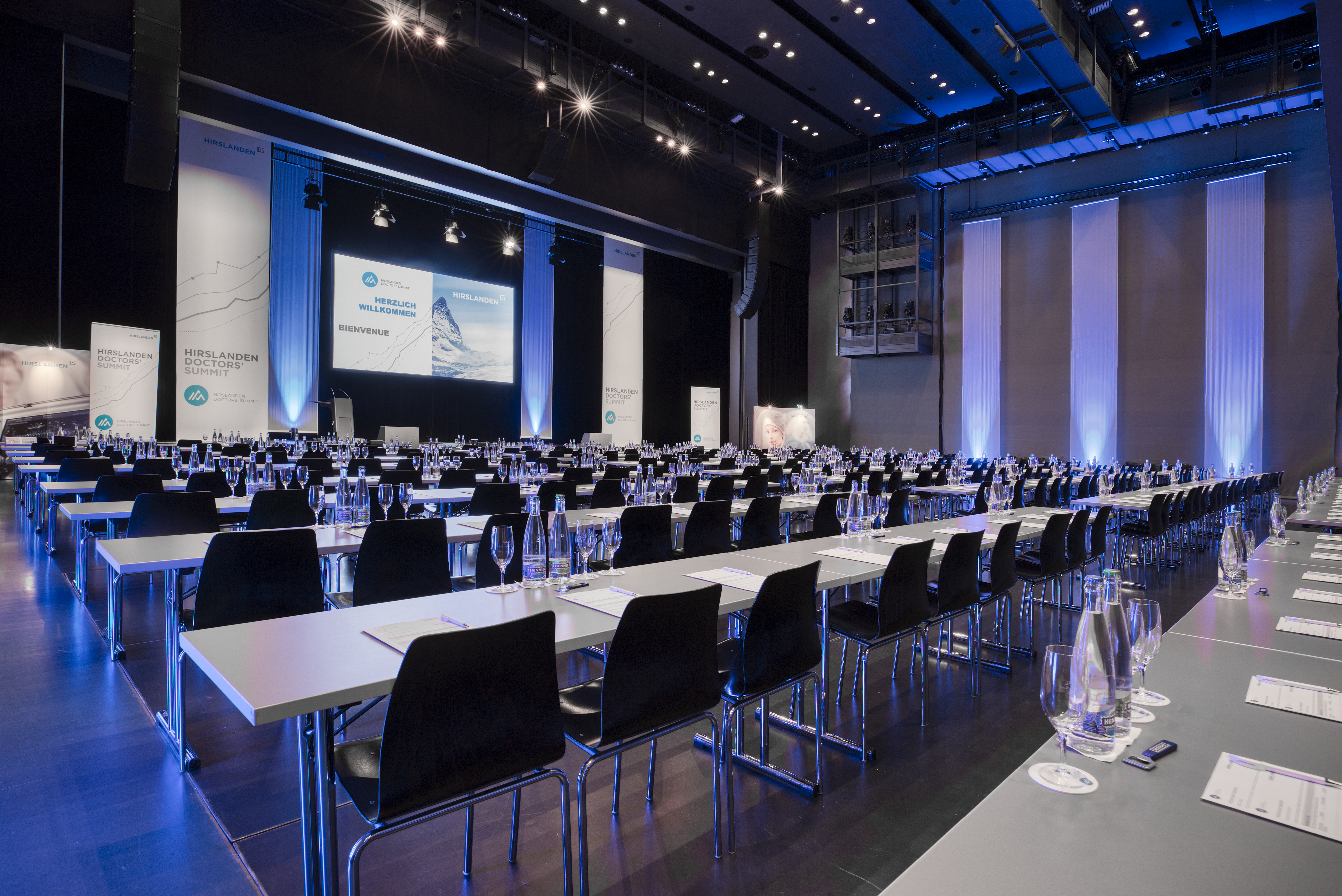 Hirslanden Kongress mit Seminarbestuhlung im Luzerner Saal im KKL Luzern