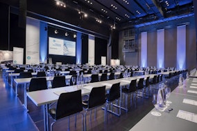 Hirslanden Congress with seminar seating in the Lucerne Hall in the KKL Lucerne