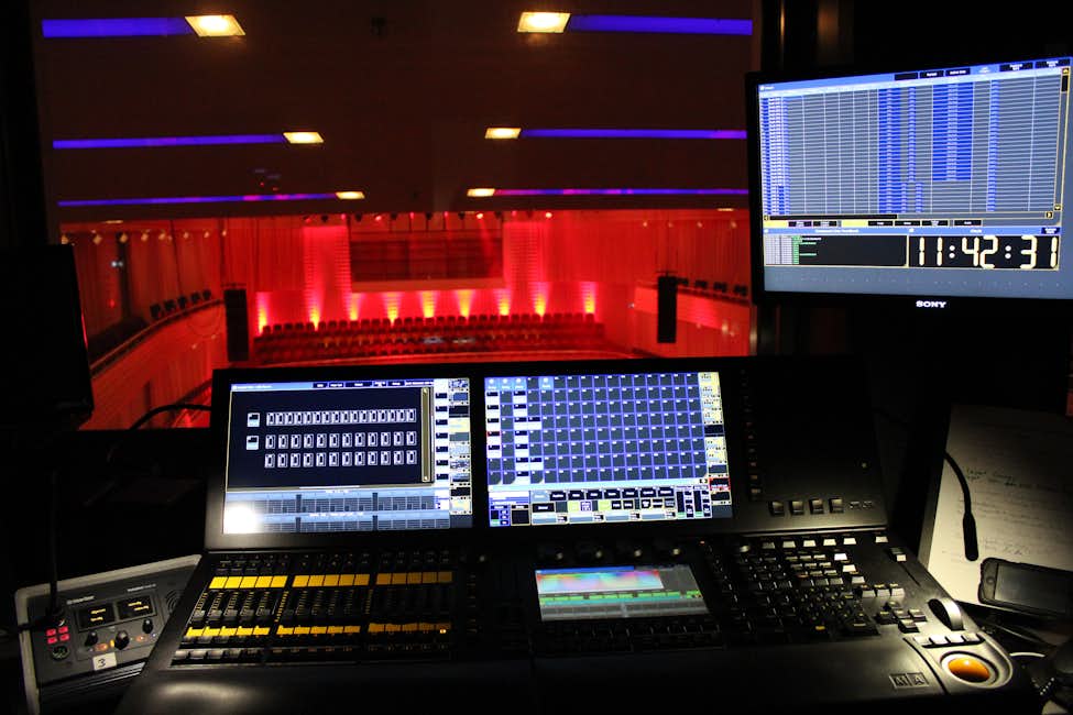 Eventtechnik im Konzertsaal im KKL Luzern