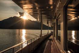 Boat trip on Lake Lucerne with a view of the Rigi