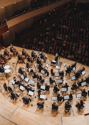 Classical Concert in front of an Audience in the Concert Hall of the KKL Lucerne