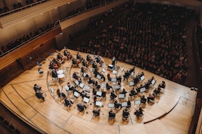 Classical Concert in front of an Audience in the Concert Hall of the KKL Lucerne