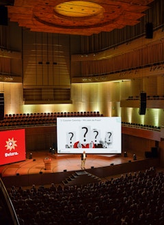 Switzerland Tourism Congress Plenum with Keynote Speech in the Concert Hall of the KKL Lucerne