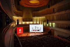 Schweiz Tourismus Kongress Plenum im Konzertsaal mit Key Note Speach