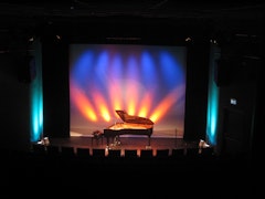 Grand Piano on the Stage of the Auditorium in the KKL Lucerne