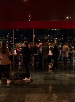 Apéro in the Panoramafoyer at the KKL Lucerne