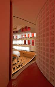 View from the Echochamber into the Concert Hall of the KKL Luzern