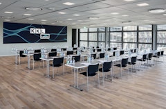 Seminar Seating with LED Wall in the Deuxième at the KKL Lucerne