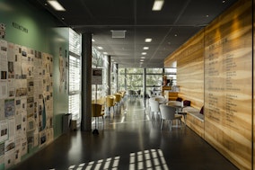 Entrance to the Café at the Kunstmuseum Luzern