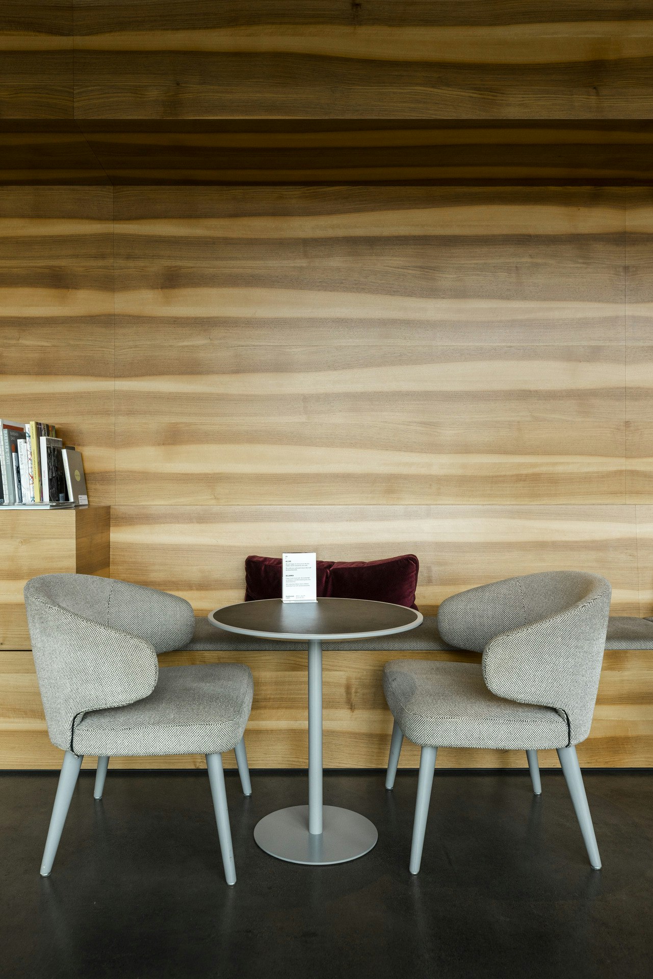 Table for two in the Café at the Kunstmuseum Luzern