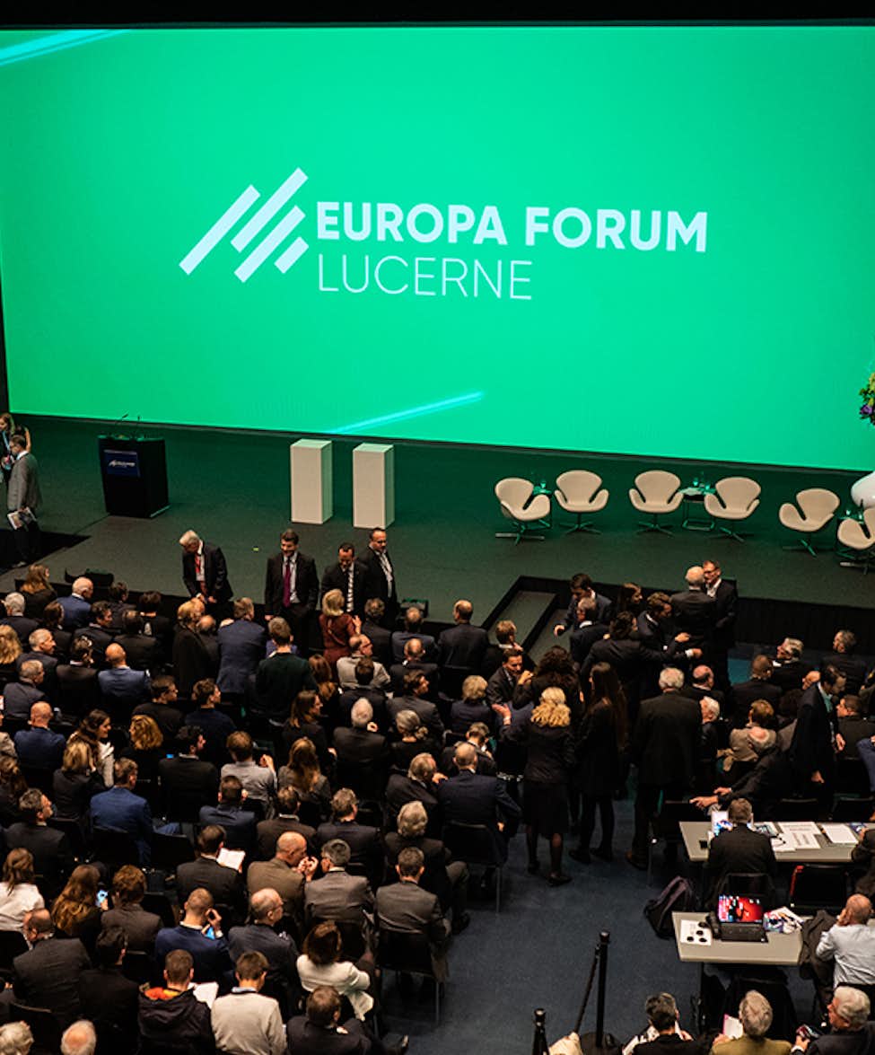 Europa Forum Luzern im KKL Luzern