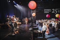 Kunz am Mitarbeitendenfest im Luzerner Saal