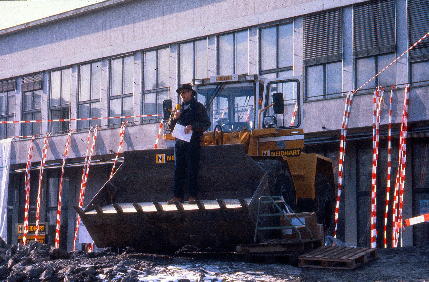 Baggerfest 1995 Neubau KKL Luzern